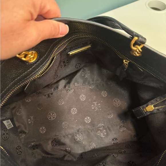 Tory Burch Britten Satchel - Black - Picture 4 of 6